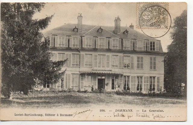 DORMANS - Marne - CPA 51 - la Gravoise belle proprieté