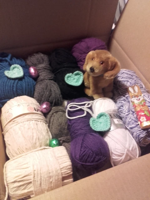 bazy´s großes buntes woll- RESTE-paket nr. 2