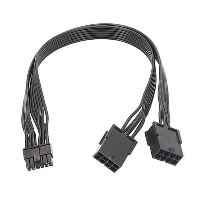 Adaptateur Câble PCIe 6 Broches Vers 2x4 Broches Molex LP4 - 15 Cm - Pour Carte Graphique - 5