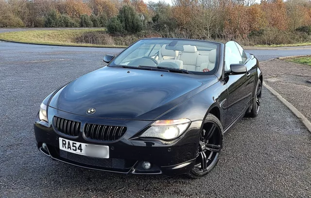 BMW 630i convertible petrol e64 rare manual BMW 630i convertible petrol e64 rare manual