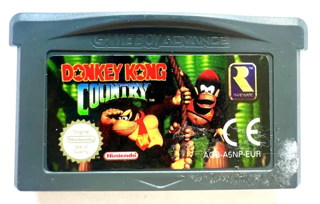 DONKEY KONG COUNTRY Game Boy Advance GBA Cartucho Buen Estado EUR
