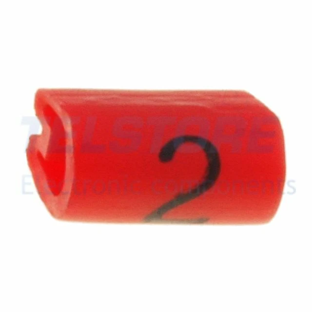 200pcs 05801202 05801202 Segna cavi per cavi e fili Simbolo dell'etichetta 2 1,5