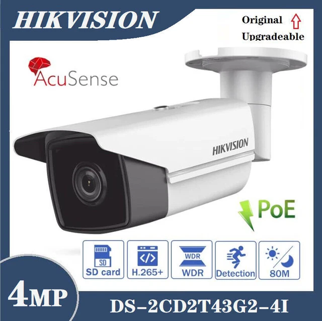 HIKVISION DS2CD2T43G24I DARKFIGHTER AcuSense 4MP H.265 WDR Bullet IP