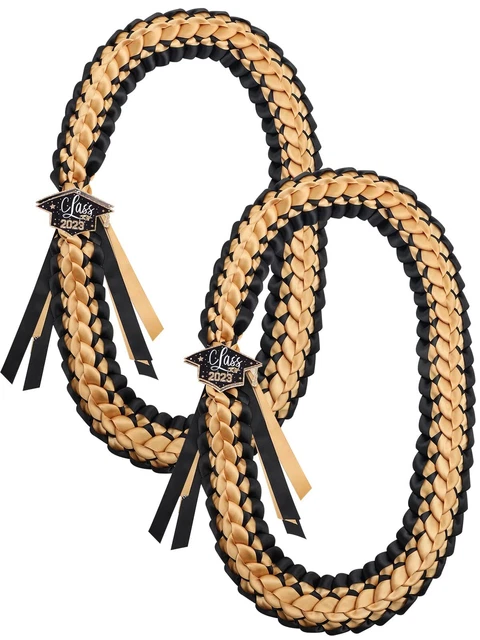Graduation Lei Class of 2023 Graduation Ribbon Leis Graduation Neckla...