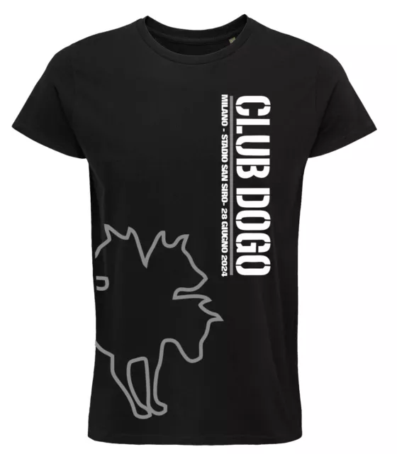 T-shirt CLUB DOGO  concerto  2024 con data evento  Musica italiana