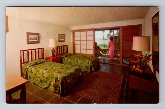 Kauai HI-Hawaii, Poipu Beach Hotel, Advertising, Vintage Postcard