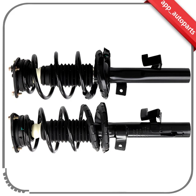 Front Pair Struts w/ Coil Springs Mounts For 2004-2013 Mazda 3 2006-2010 Mazda 5