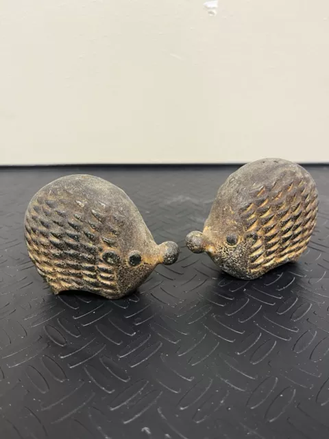 Vintage Otagiri Hedgehog Salt & Pepper Shakers Rare