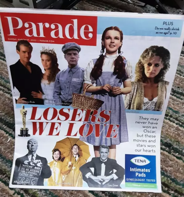 Parade Magazine March 27 2022 Losers We Love Movies Judy Garland