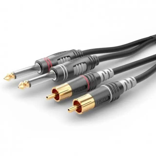 Câble de raccordement Sommer Cable HBA-62C2-0090 Jack / Cinch-RCA audio [2x