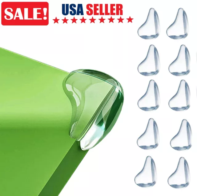 16 × Silicone Corner Protector Soft Table Edge Corner Guard Baby Safety Proofing