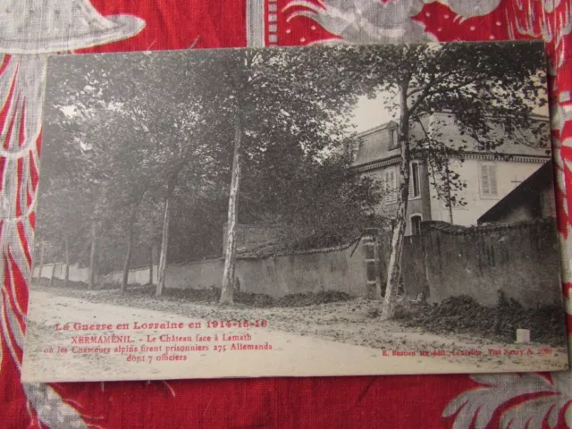 cpa 54 xermamenil le chateau during the war
