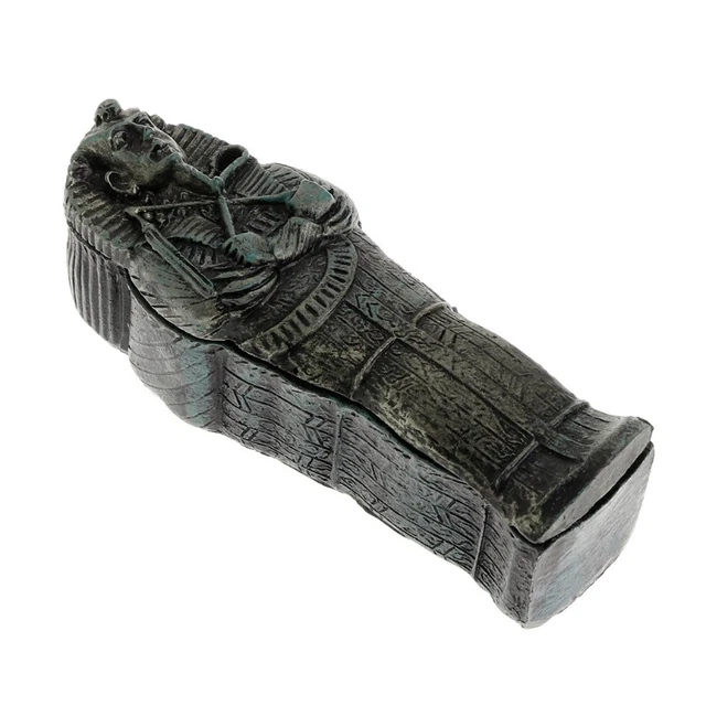 FishTank Mummy Decoration Resin Aquarium Coffin Egypt Atmospheric Ornaments