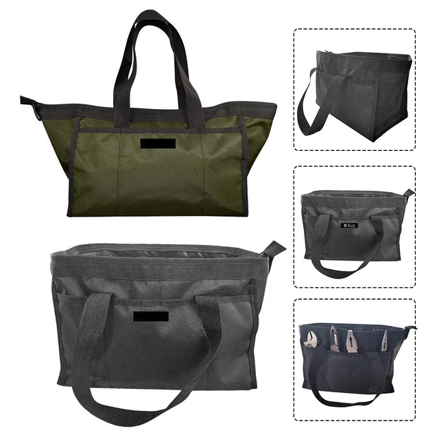Bolsos de lino herramientas eléctricas 1pc 280*180*200 mm verde negro lienzo