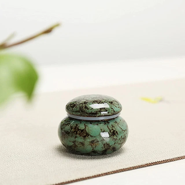 Piccola urna in ceramica, urne per cenere umana, mini urne per uomo o