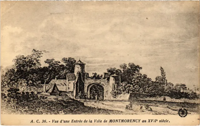 CPA Montmorency vue d'une entree de la Ville (1319912)