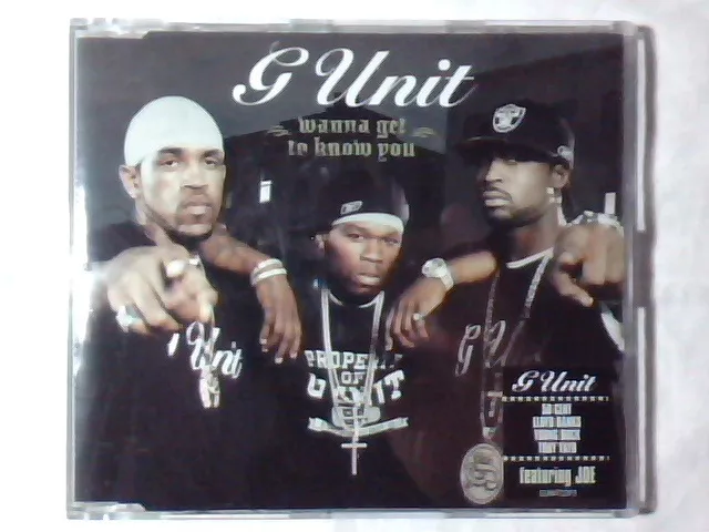 G UNIT Wanna get to know you cds 50 CENTS PR0M0 3 TRKS