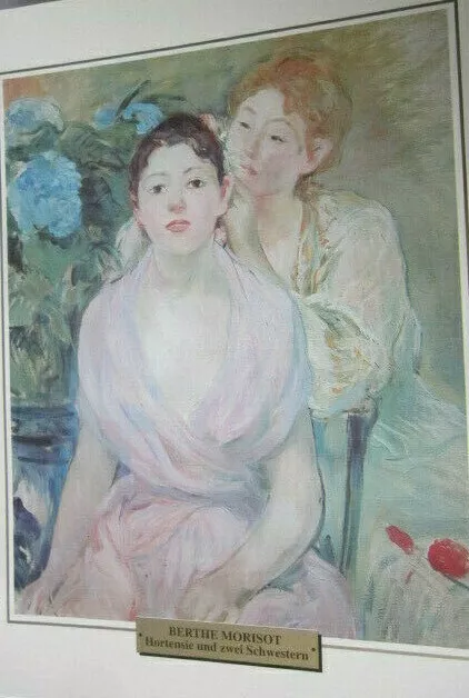 Kunstdruck Impressionismus Berte Morisot  Hortensia et les deux Soers 1894