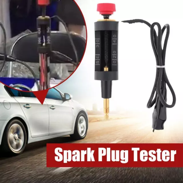 In-Line Spark Plug Tester Ignition System Coil Engine Test Auto Diagnostic Q9V9