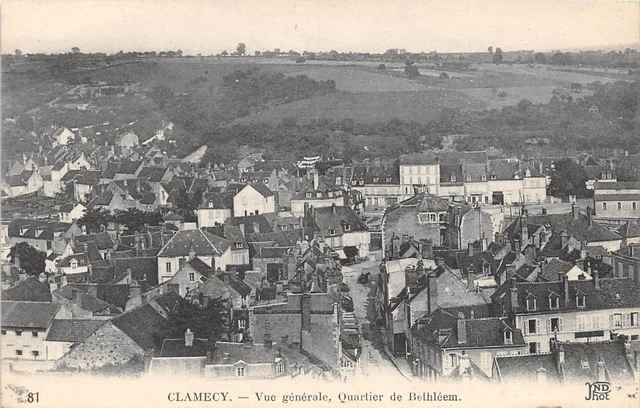 Cpa 58 Clamecy Vue Generale Quartier De Bethleem