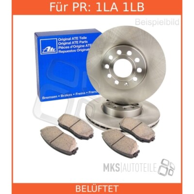 Pastiglie Freni Set Completo Anteriore VW SKODA 3394538 2x DISCHI FRENO ATE 