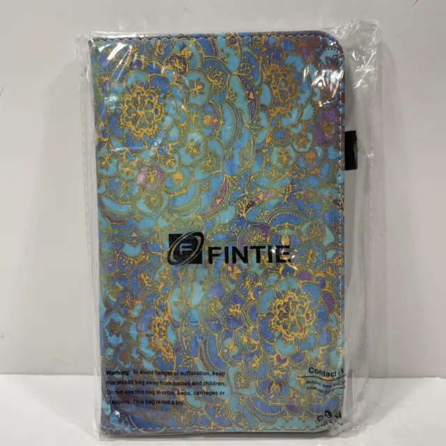 Samsung Galaxy Tab E/Tab3 Lite (7.0) Fintie Cover Case Folio Shades Of Blue NEW