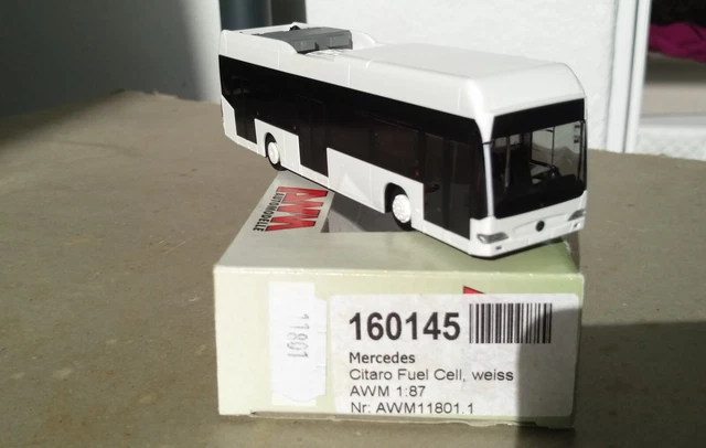 AWM AMW BUS urbain MB Citaro Fuel Cell hydrogène blanc neutre emballage ...