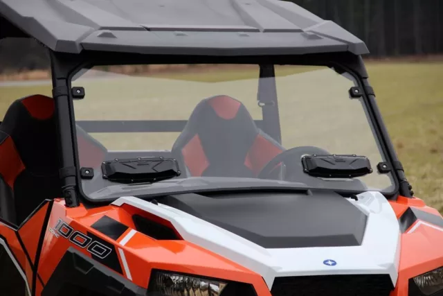 Polaris General 1000 Hard Poly Versa Vent Windshield by Seizmik 25020