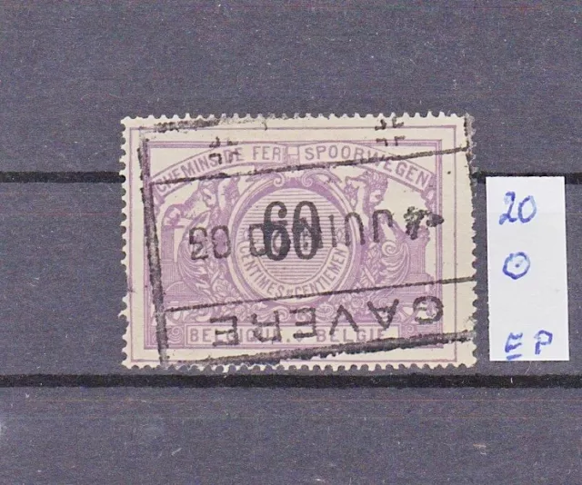 Briefmarken Belgien Eisenbahnpaketmarken: Mi. Nr. 20 gestempelt