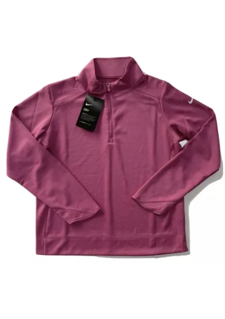 Nike Dri-Fit Long Sleeve 1/4 Zip Golf Pullover Girls XL MSRP $50