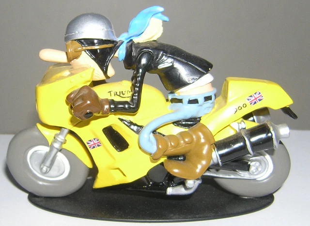 Jean Manchzeck et sa Triumph Daytona 900