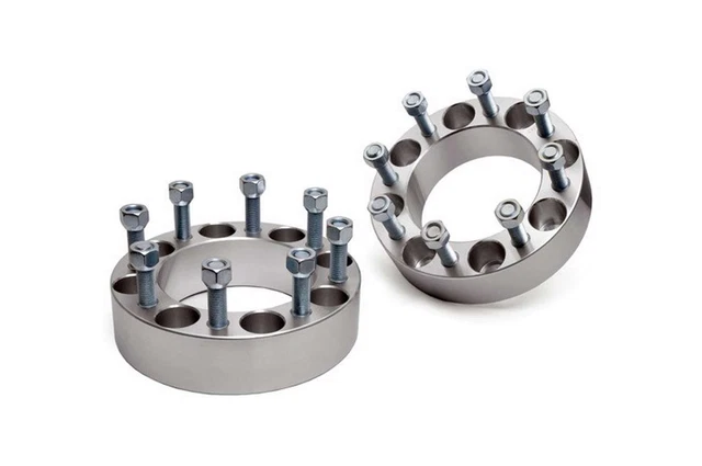 Rough Country 2 In Thick 8 X 6.50 In Bolt Pattern Wheel Spacer 2 Pc P/N 1095