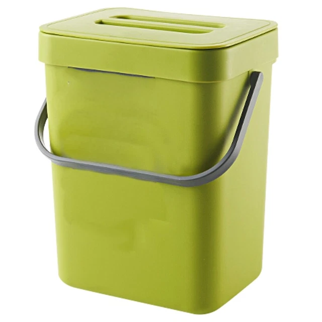 Lovewind Poubelle De Cuisine 45L Pliable - Poubelle Noire Avec Couvercle Ouvert Par Pression Et Rangement Ultra Compact Pour Intérieur Et Extérieur