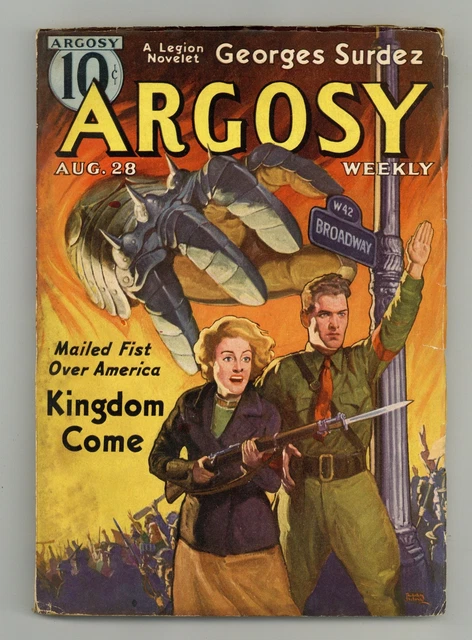 Argosy Part 4: Argosy Weekly Aug 28 1937 GD 2.0 Low Grade