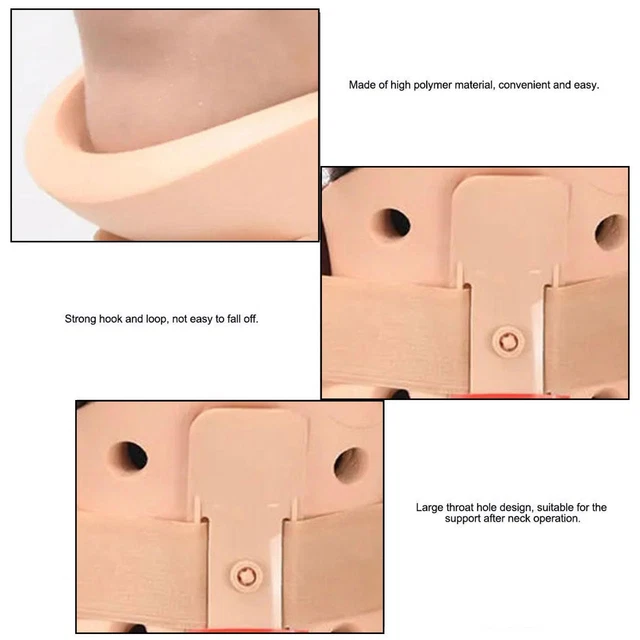 Adjustable Neck Brace Cervical Traction Collar Necks Orthosis Philadelphia. J9C0