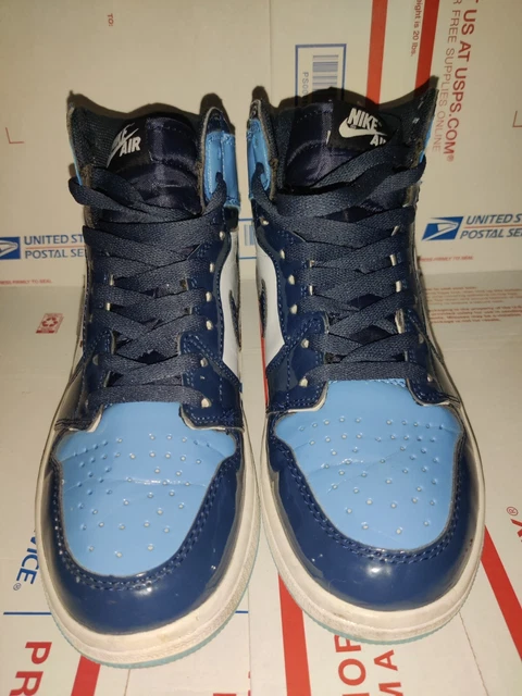 Air Jordan 1 UNC Patent Blue Chill size 7.5 Mens CD0461-401 Air Jordan 1 UNC Patent Blue Chill size 7.5 Mens CD0461-401