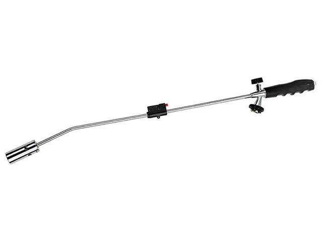 Chalumeau Désherbeur à Propane - Double Interrupteur, Tube 120 Cm, Poignée Antidérapante - Pour Mauvaises Herbes Et Neige