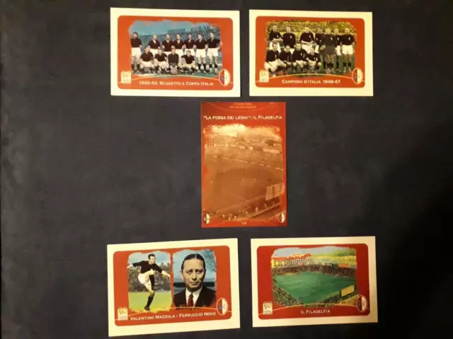 Lotto cartoline anniversario Grande Torino Superga