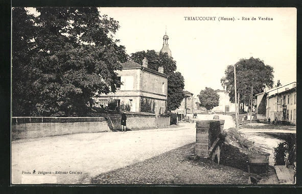 CPA Triaucourt, Rue de Verdun