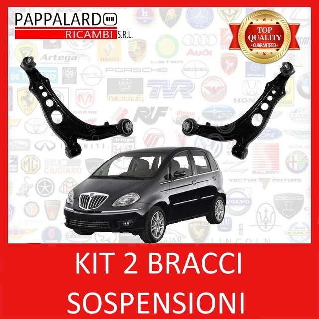 Kit Bracci Oscillanti Anteriori Rinforzati Per Fiat Idea, Lancia Musa E Ypsilon - Coppia Completa DX/SX - Foto 2