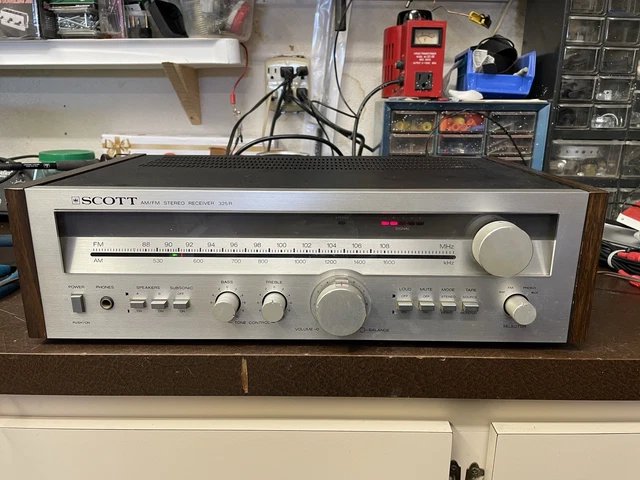 Tuner FM Scott ST515 TL - Révisé - Vintage Argenté - Analogique