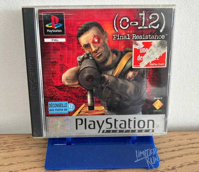 Jeu C-12 Final Resistance PS1 - PAL FR - État Correct