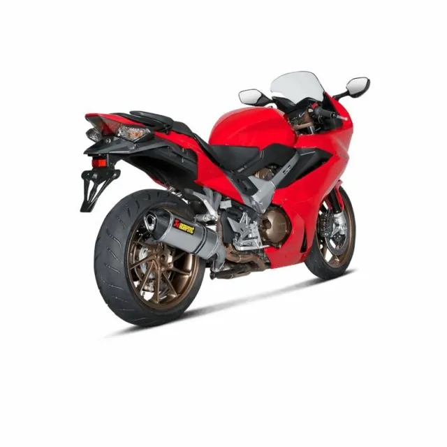 Akrapovic Auspuff Titan Slipper (Road Legal) Honda VFR 800 F 2014-2016 2