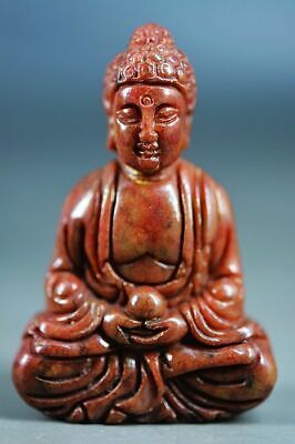 Exquisite Chinese Old Jade Hand Carved *Buddha* Pendant/Statue M10