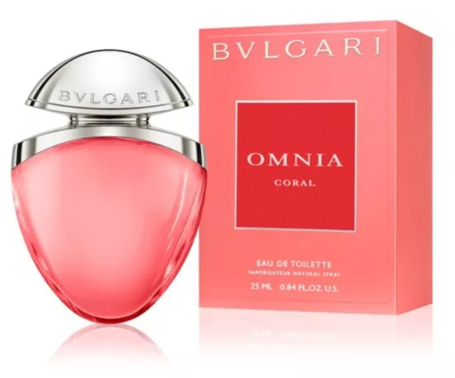 ⭐⭐  Bulgari Bvlgari Omnia Coral 25 ml Eau de Toilette Spray Neu ohne Folie ⭐⭐