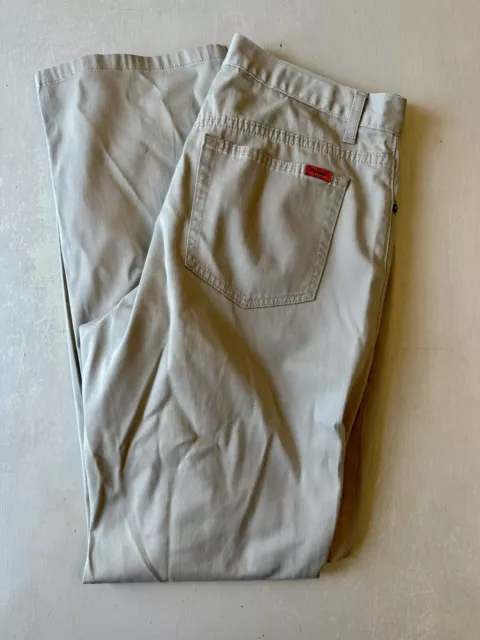 Façonnable Middle F40 Mens Pants 33 x  32 Stone Color Light Beige Tan