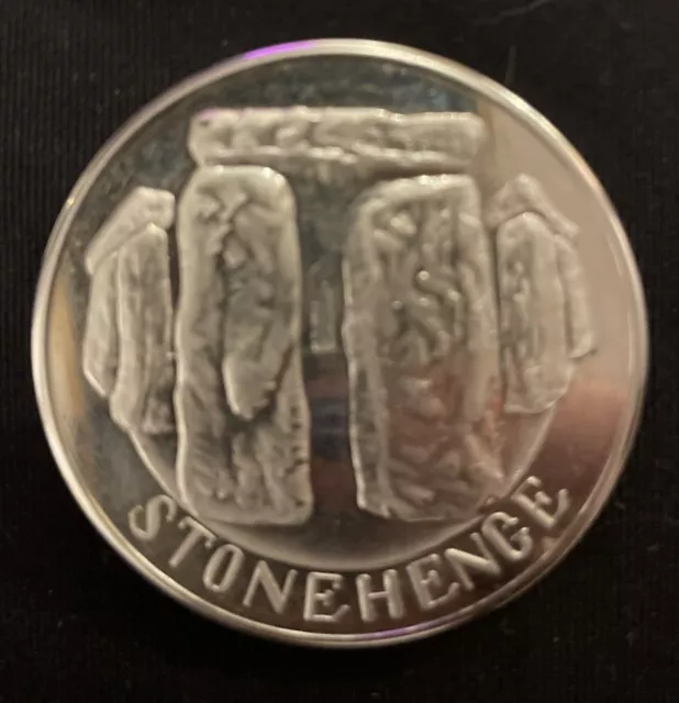 The Tower Mint Stonehenge Solid Nickel Silver Coin/Medal *
