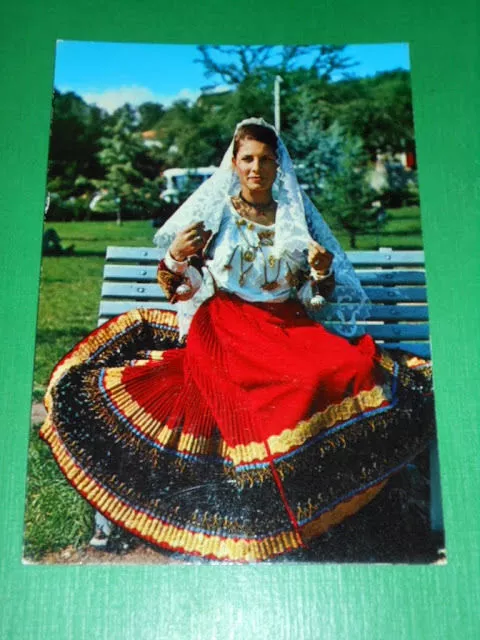 Cartolina Costumi Sardi - Costume di Ossi ( Sassari ) 1965 ca