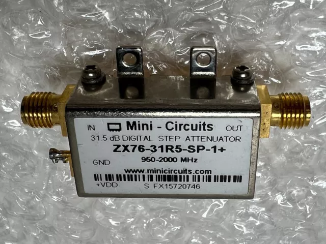 Mini-Circuits ZX76-31R5-SP-S+ Digital Step Attenuator 31.5 dB, 0.5 dB Step, 6 Bi