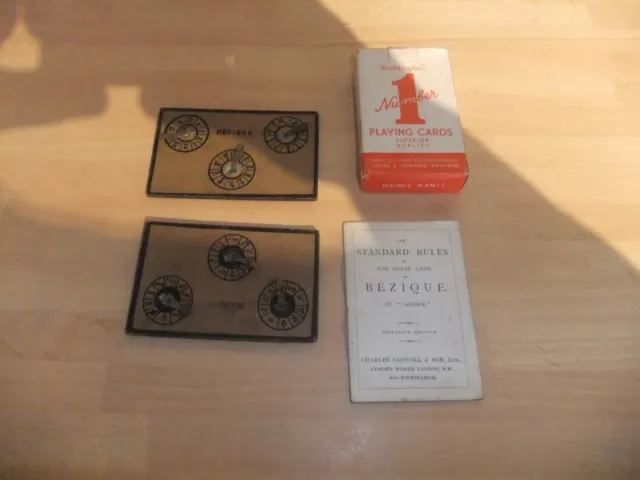 Bezique - Vintage  Card Game BY CAMDEN  CHARLES GOODALL & SON